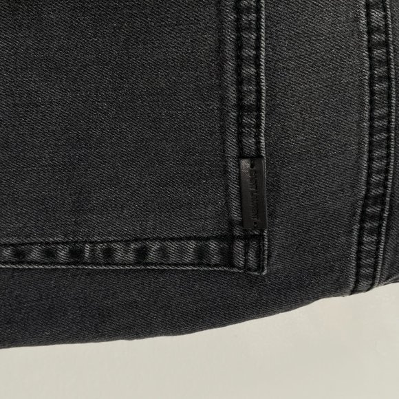 Saint Laurent Faded Skinny High-Rise Stretch-Denim - Picture 6 of 11